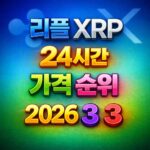리플 XRP 24시간 가격 시세 지표 순위 2026년 3월 3일 메인 이미지 인포그래픽